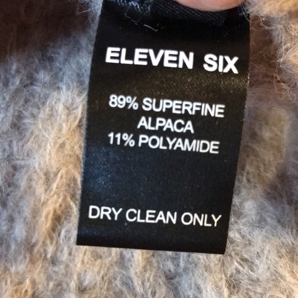 ELEVEN SIX Alpaca Turtleneck Sweater - Picture 10 of 10